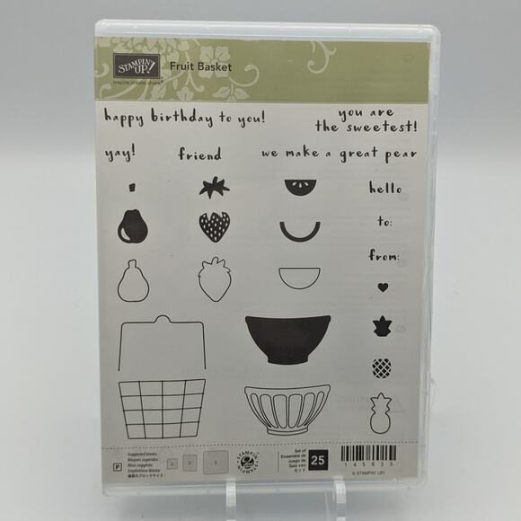 Stampin' Up! Other - Stampin Up Stamp Set FRUIT BASKET 145833 Stamping Crafting Cardmaking Papercraft